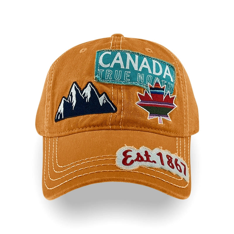 Canada Distressed Patch Baseball Cap