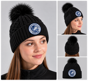 Durham Skating Club – Embroidered Pom-Pom Beanie