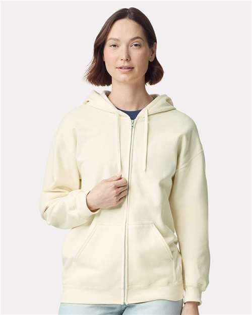 Gildan SF600 Unisex Softstyle® Full-Zip Hooded Sweatshirt