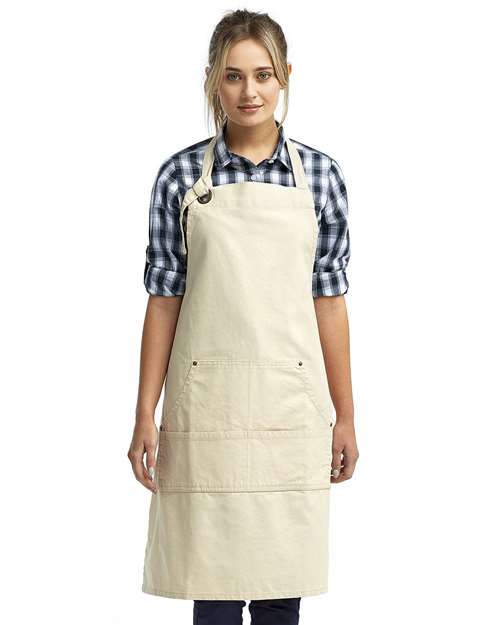 Artisan Collection by Reprime RP137 Calibre Heavy Cotton Canvas Pocket Apron