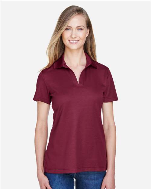 Devon & Jones DG20W Polo trenzado CrownLux Performance® para mujer