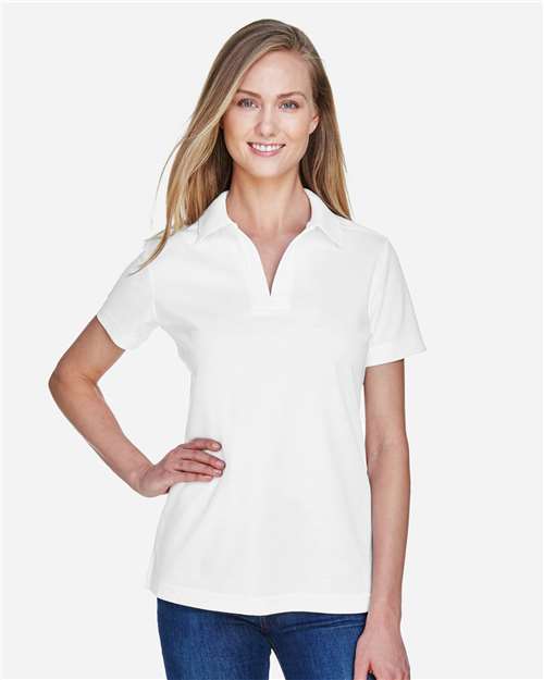 Devon & Jones DG20W Polo trenzado CrownLux Performance® para mujer
