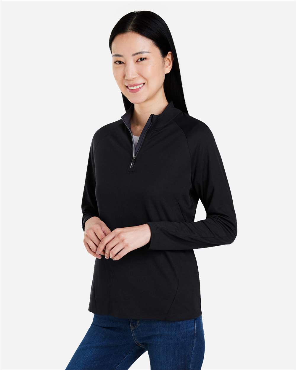 CORE365 CE418W Women's Origin Performance Pique Quarter-Zip Pullover