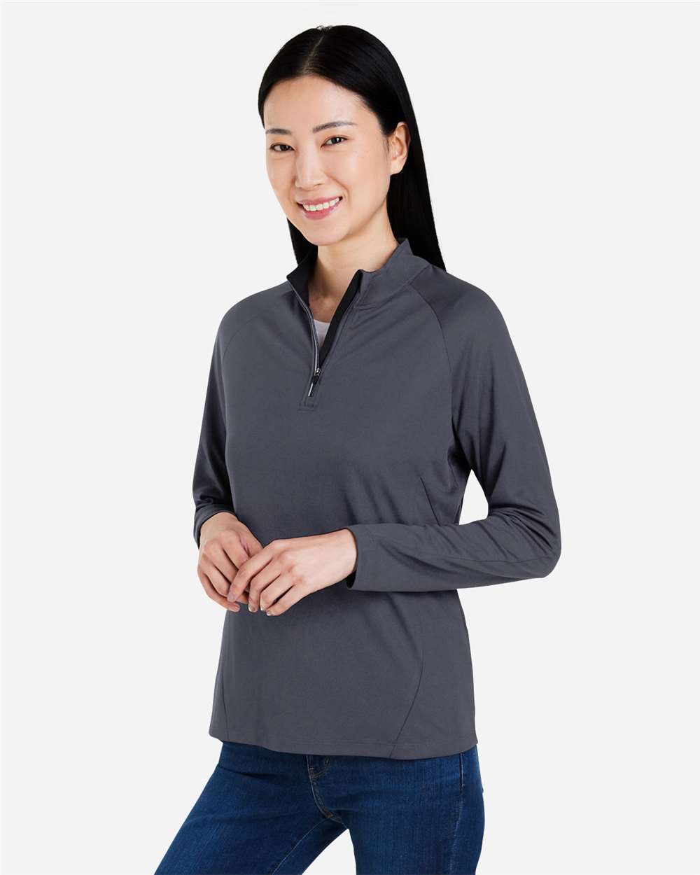CORE365 CE418W Women's Origin Performance Pique Quarter-Zip Pullover