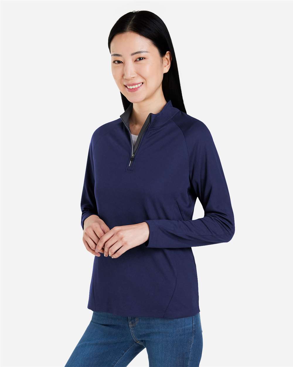 CORE365 CE418W Women's Origin Performance Pique Quarter-Zip Pullover