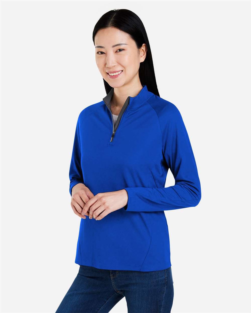 CORE365 CE418W Women's Origin Performance Pique Quarter-Zip Pullover