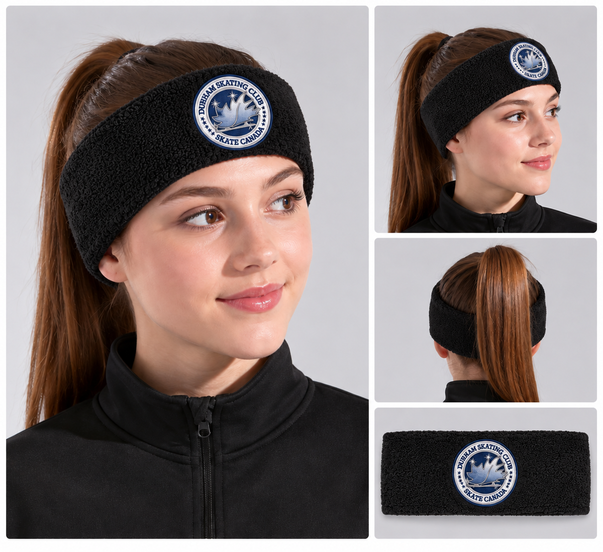 Durham Skating Club – Embroidered Terry Headband