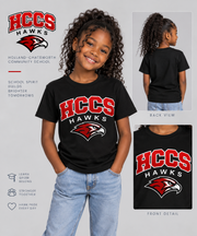 HCCS Hawks Printed Youth T-Shirt