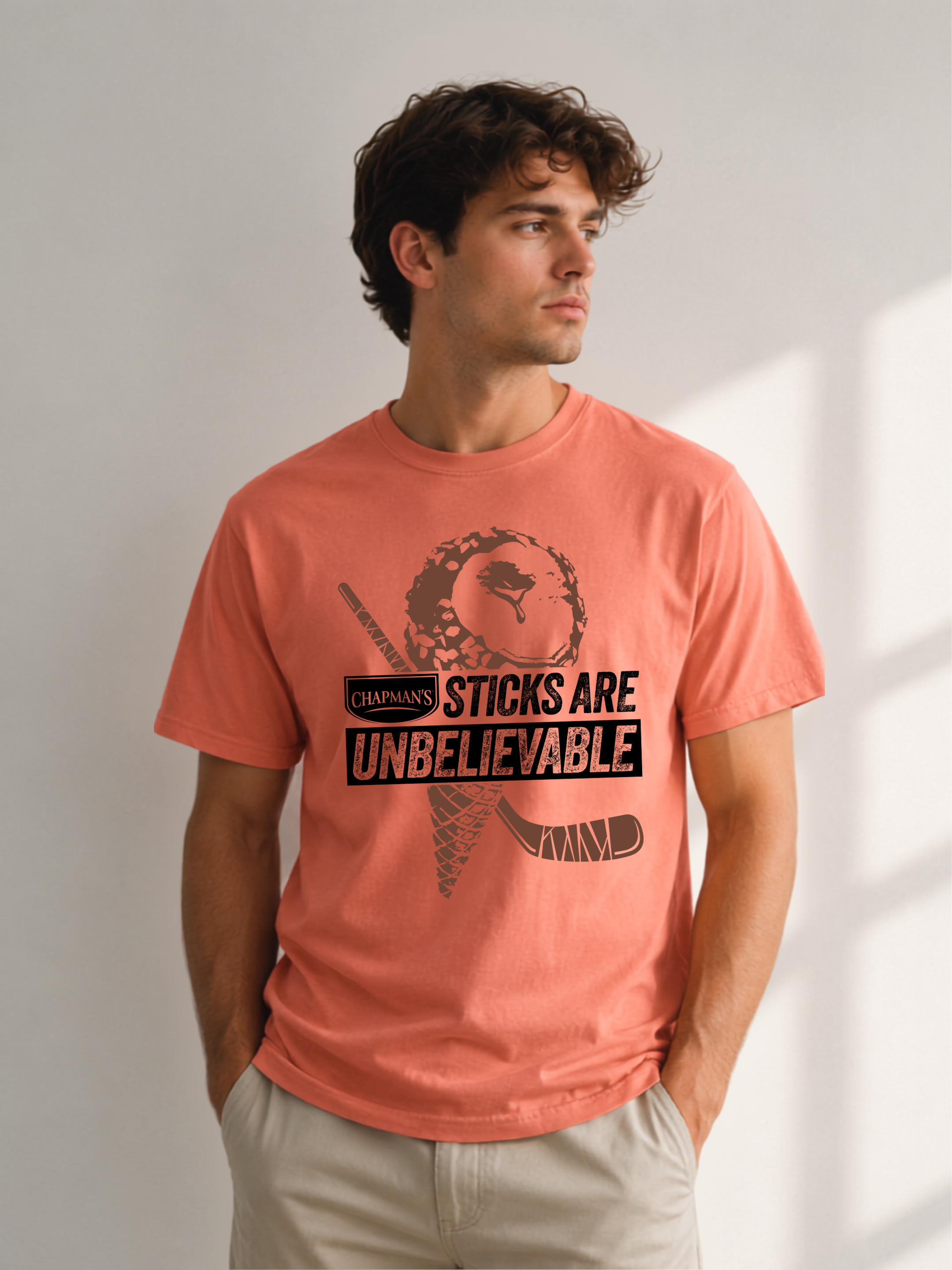 Chapman’s “Sticks Are Unbelievable” Comfort Colors® T-Shirt – Terracotta