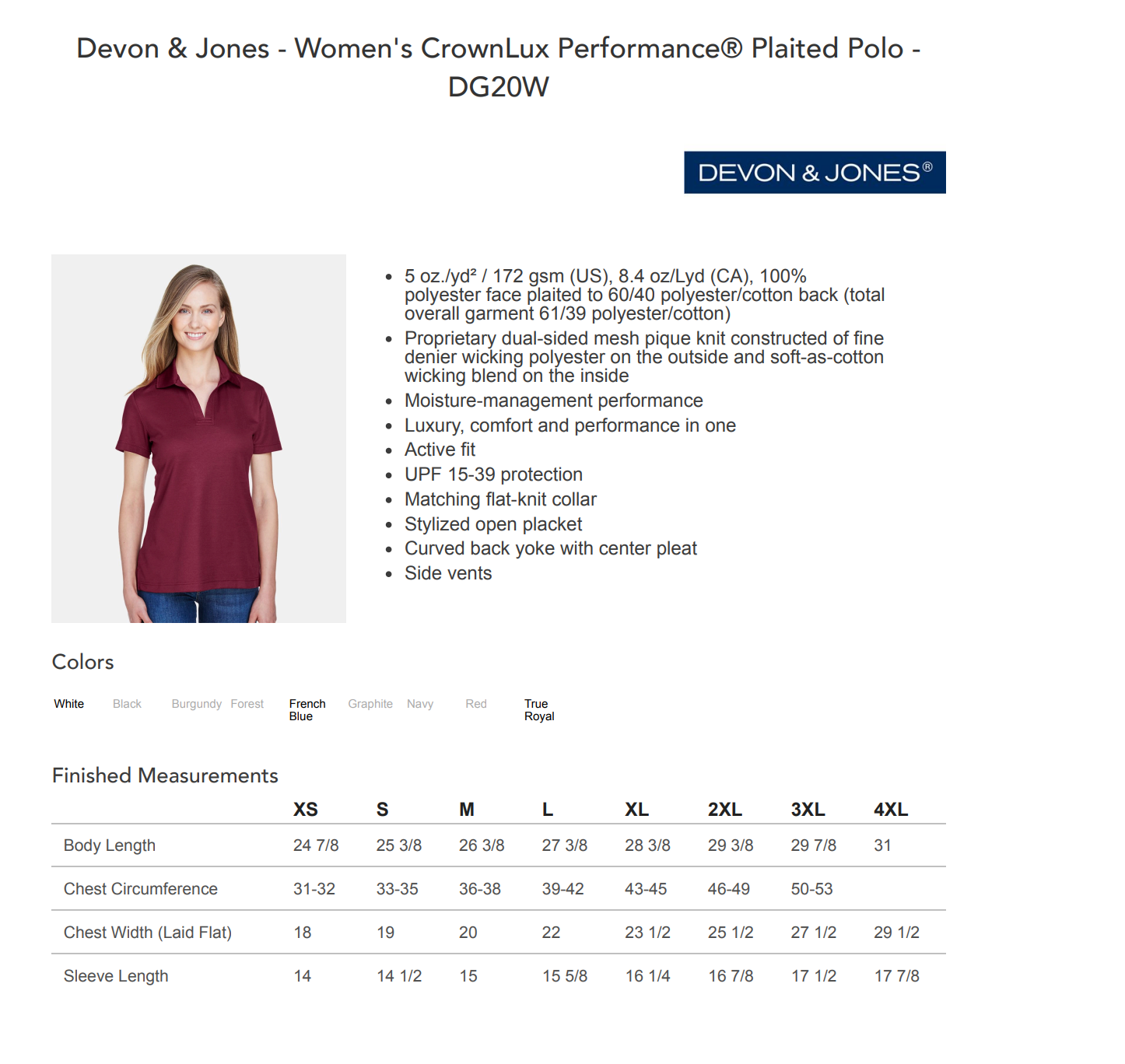 Chapman’s Women’s Polo T-Shirt — Black