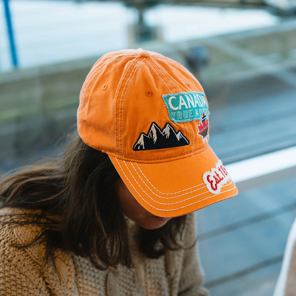 Canada Distressed Patch Baseball Cap