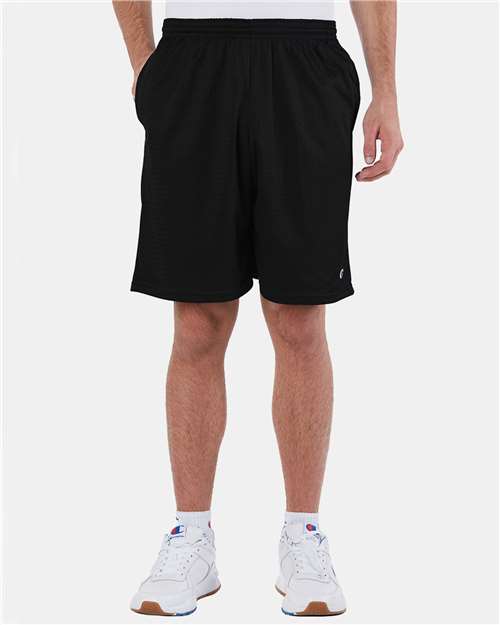 Champion S162 Unisex 9" Mesh Shorts with Pockets