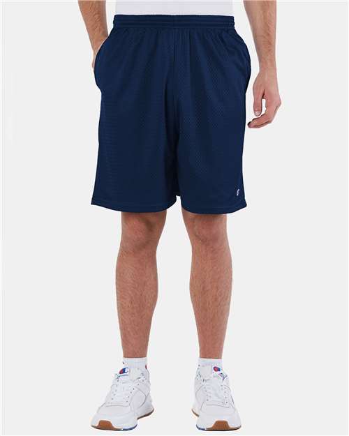 Champion S162 Unisex 9" Mesh Shorts with Pockets
