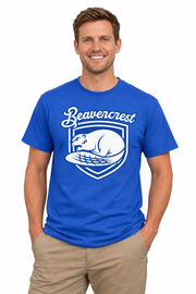 Beavercrest School Adult T-Shirt – Classic Blue