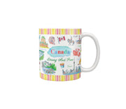 Canada Icons Souvenir Coffee Mug