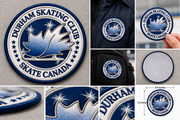 Durham Skating Club – Official Embroidered Patch (3.5”)