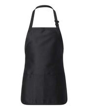 Q-Tees Q4250 Full-Length Apron with Pouch Pocket