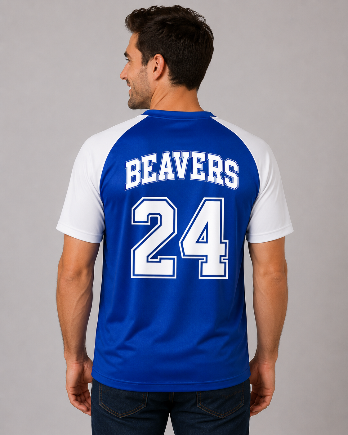 Beavercrest Adult Performance Shirt –   Royal  / White