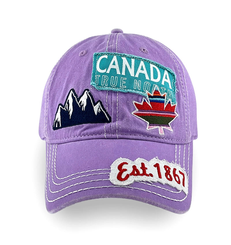 Canada Distressed Patch Baseball Cap