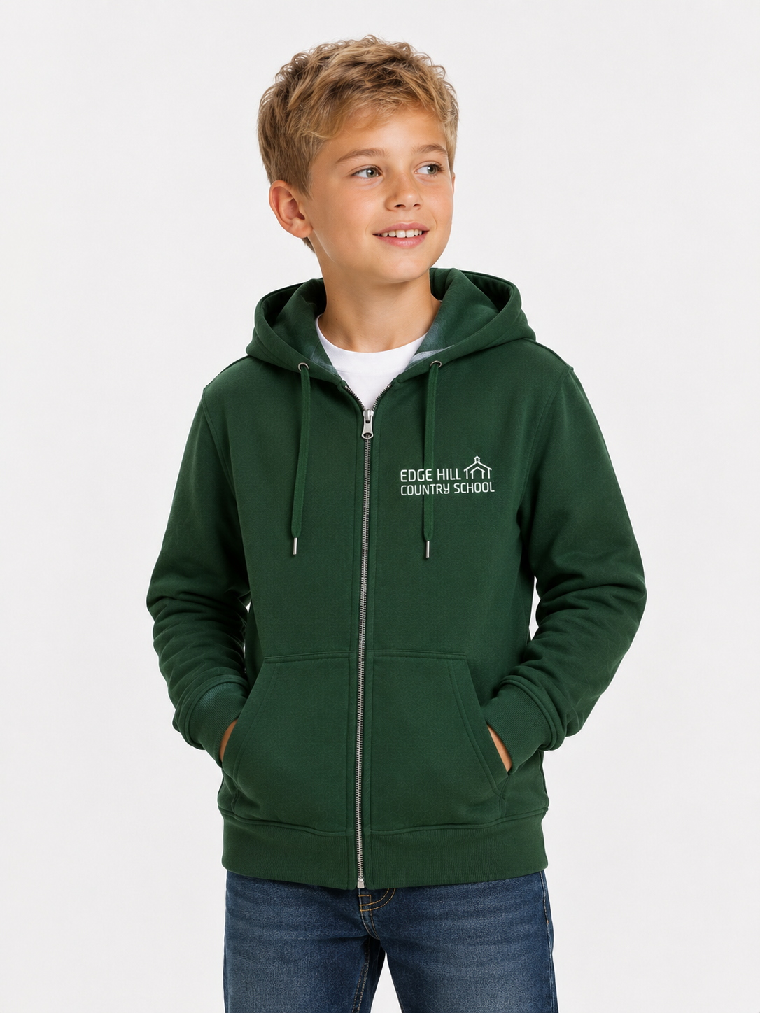 Edge Hill Country School Youth Full-Zip Hoodie