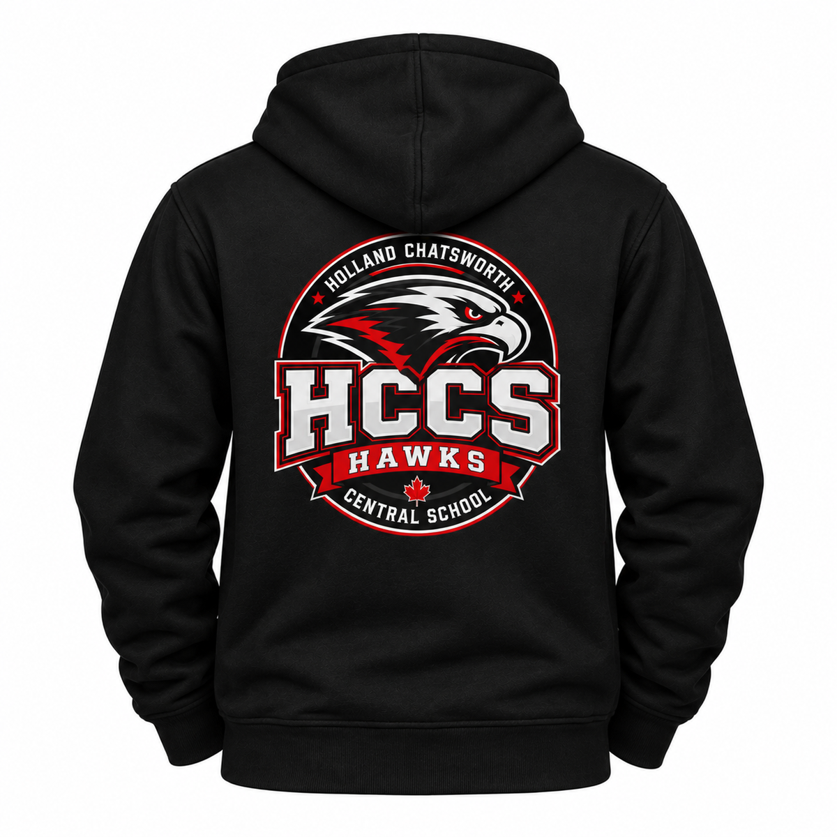 HCCS Hawks Adult Full-Zip Hoodie