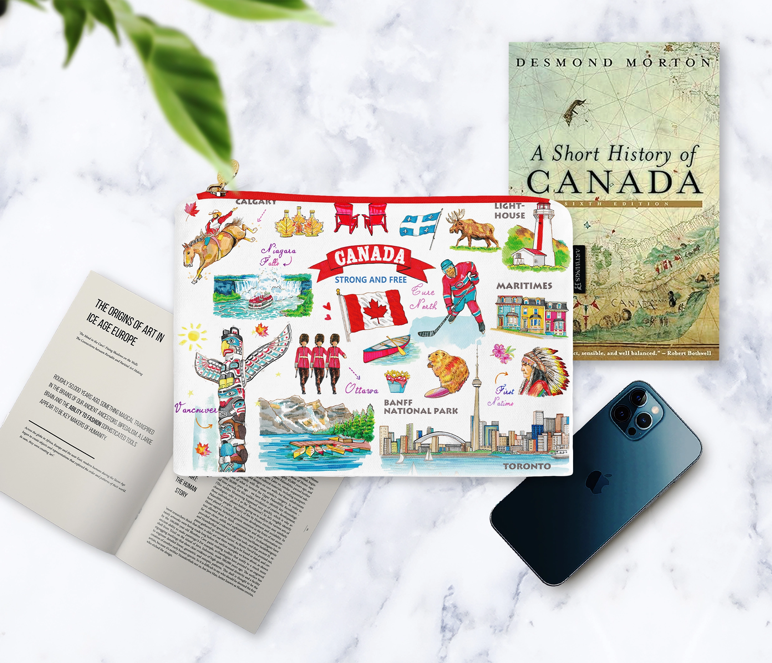 Canada Highlights Medium Pouch Bag