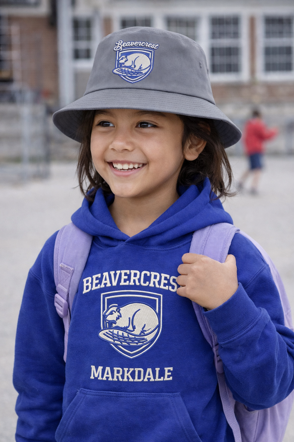 Beavercrest Youth Bucket Hat – Classic Blue