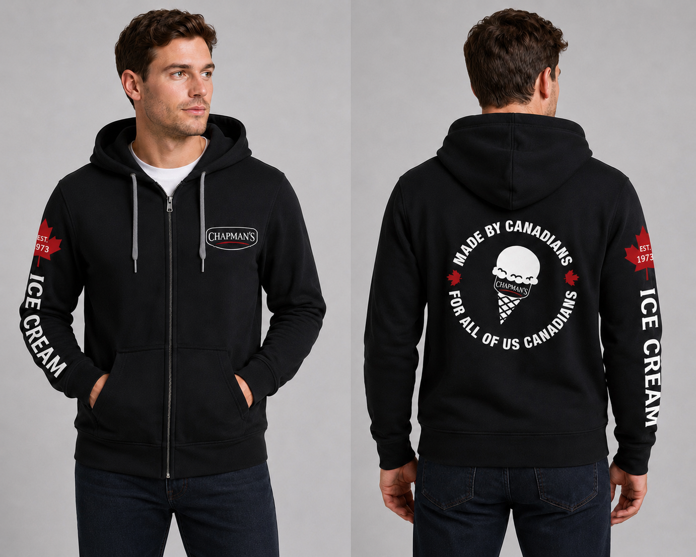 Chapman’s Full Zip Men's Hoodie