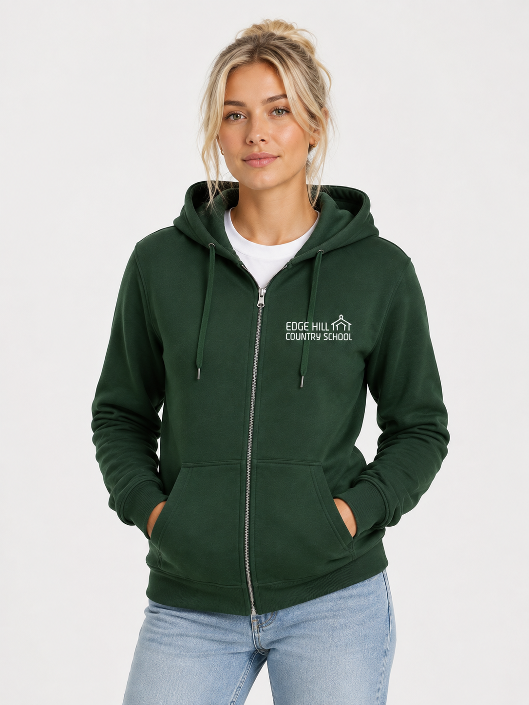 Edge Hill Country School Adult Full-Zip Hoodie