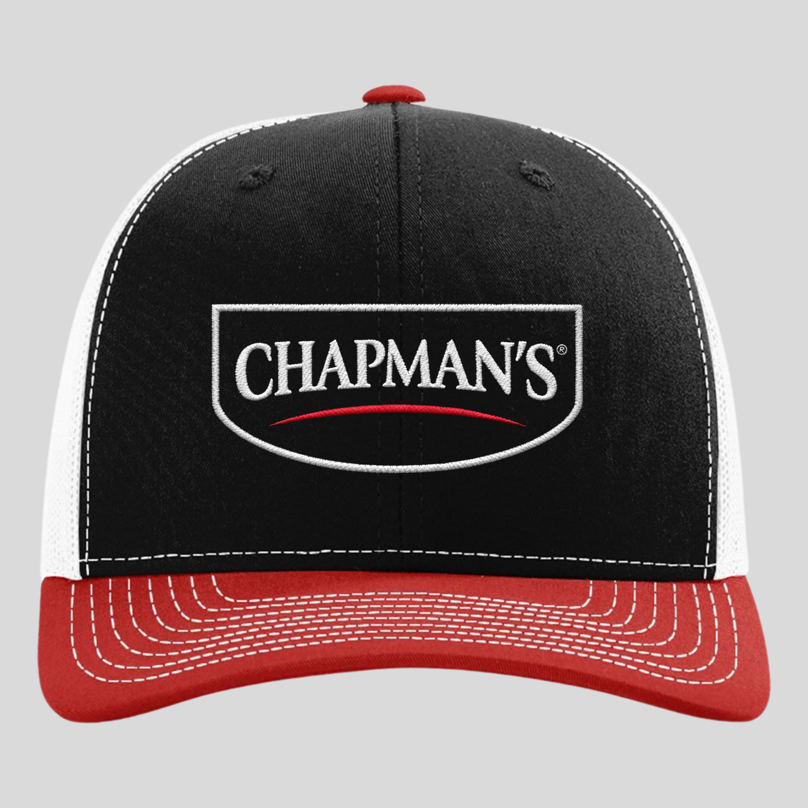 Chapman’s Snapback Trucker Cap — Black/White