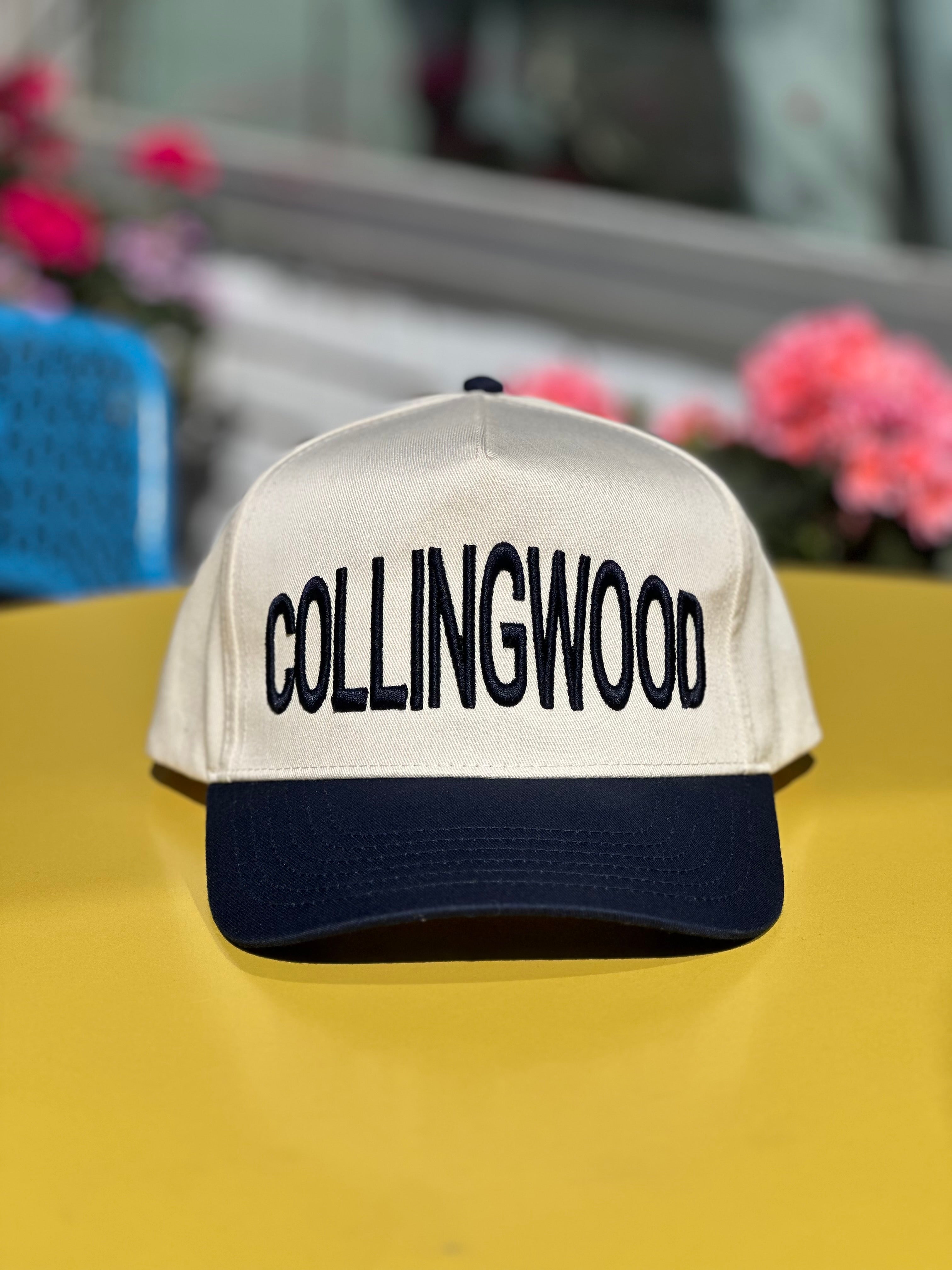 COLLINGWOOD Baseball Cap with 3D Puff Embroidery