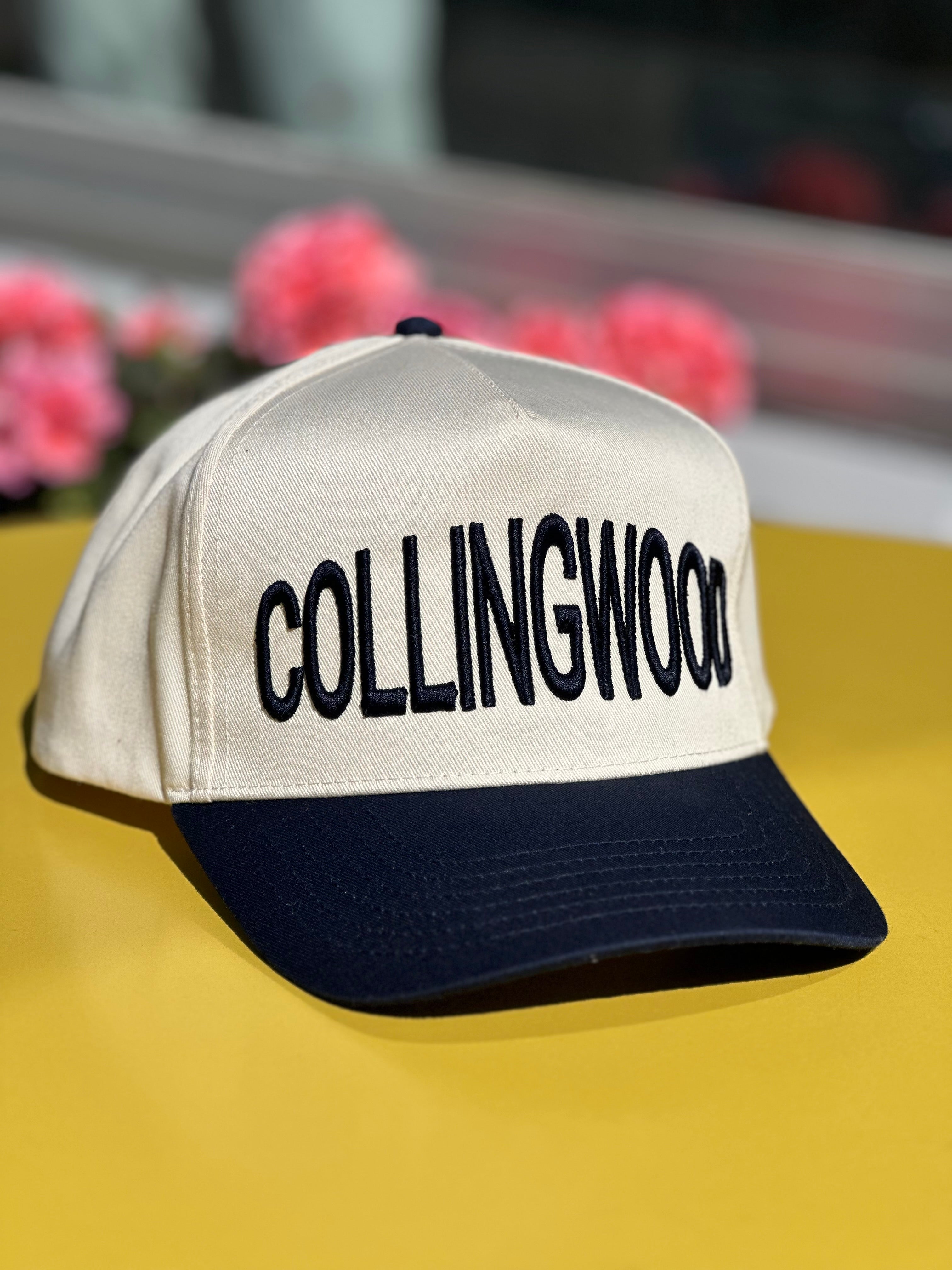COLLINGWOOD Baseball Cap with 3D Puff Embroidery