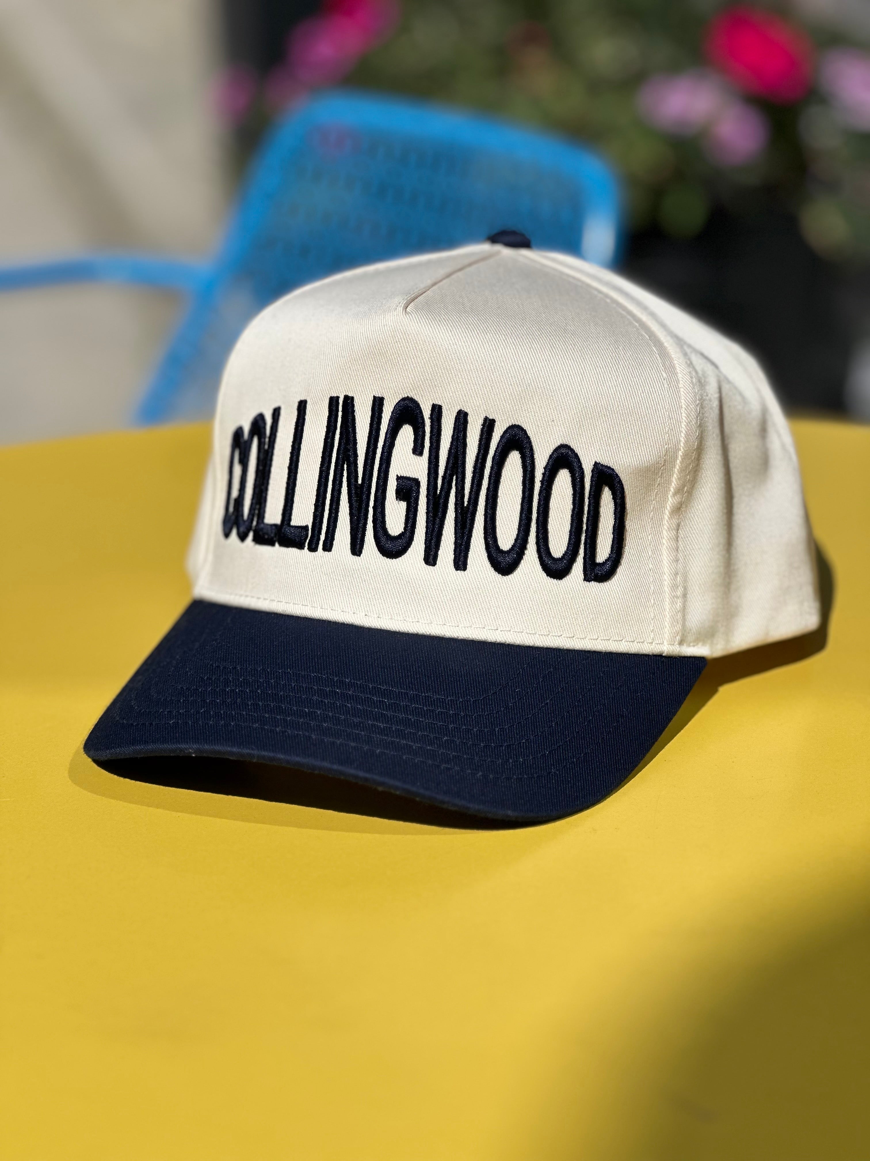 COLLINGWOOD Baseball Cap with 3D Puff Embroidery