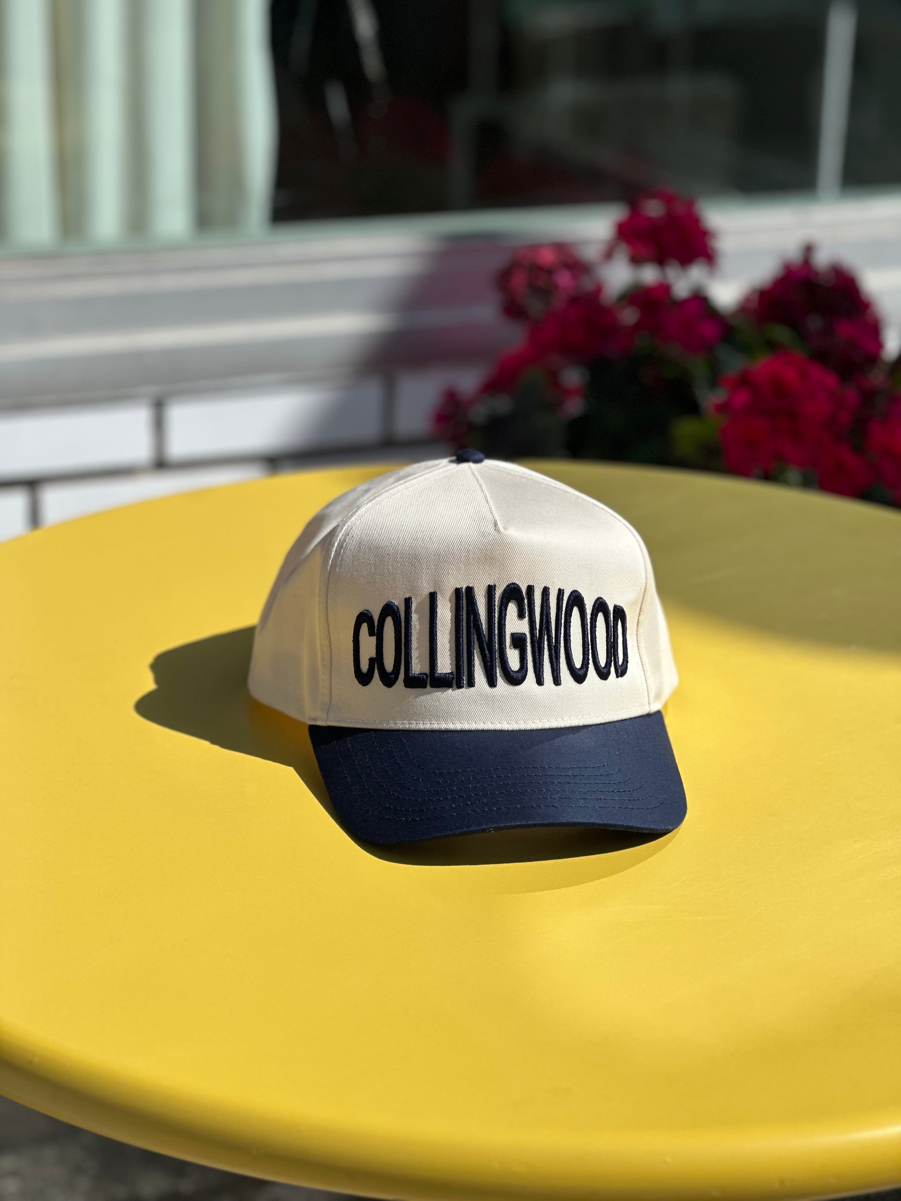 COLLINGWOOD Baseball Cap with 3D Puff Embroidery
