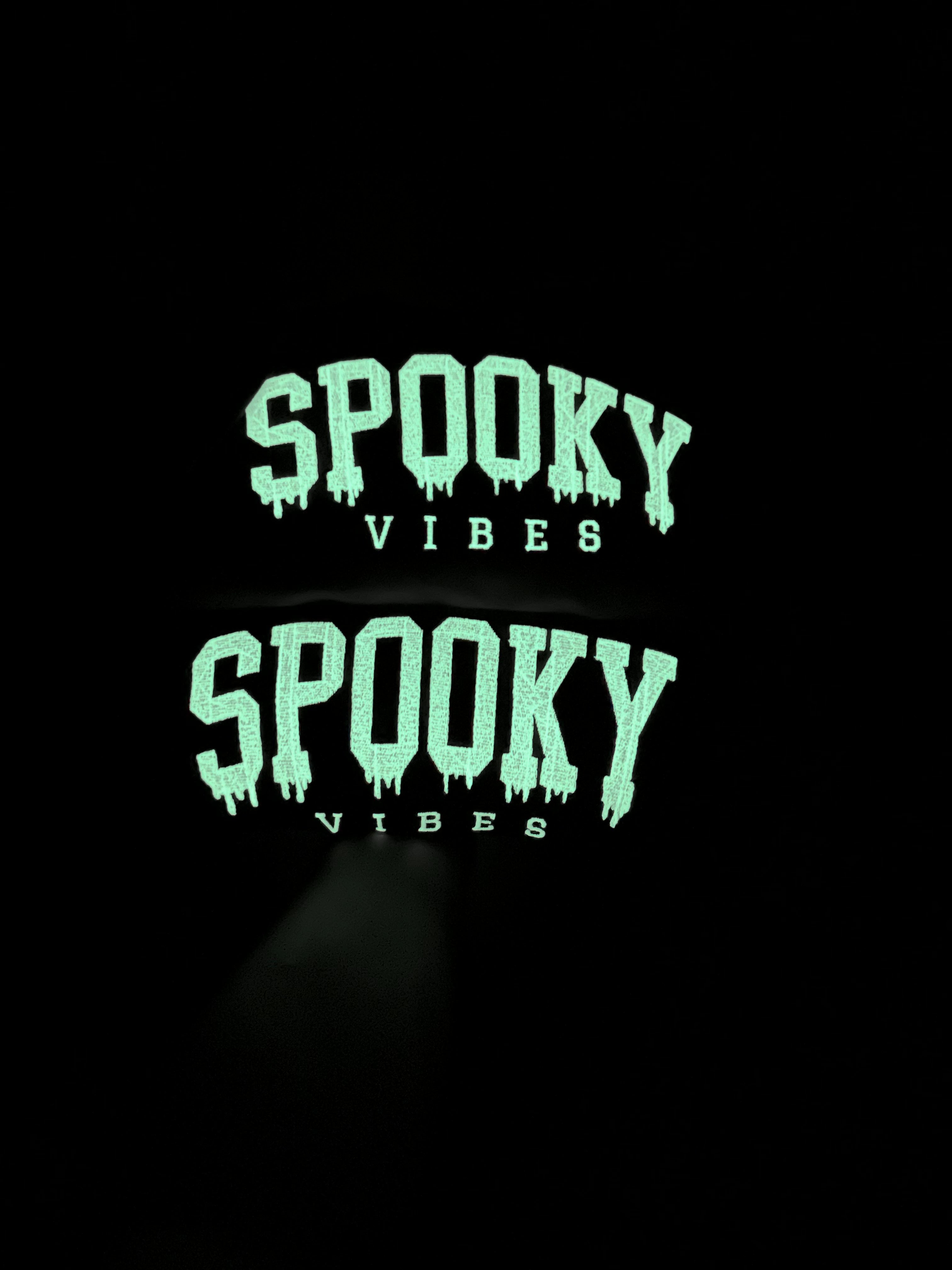 Spooky Vibes Hoodie Glow in the Dark