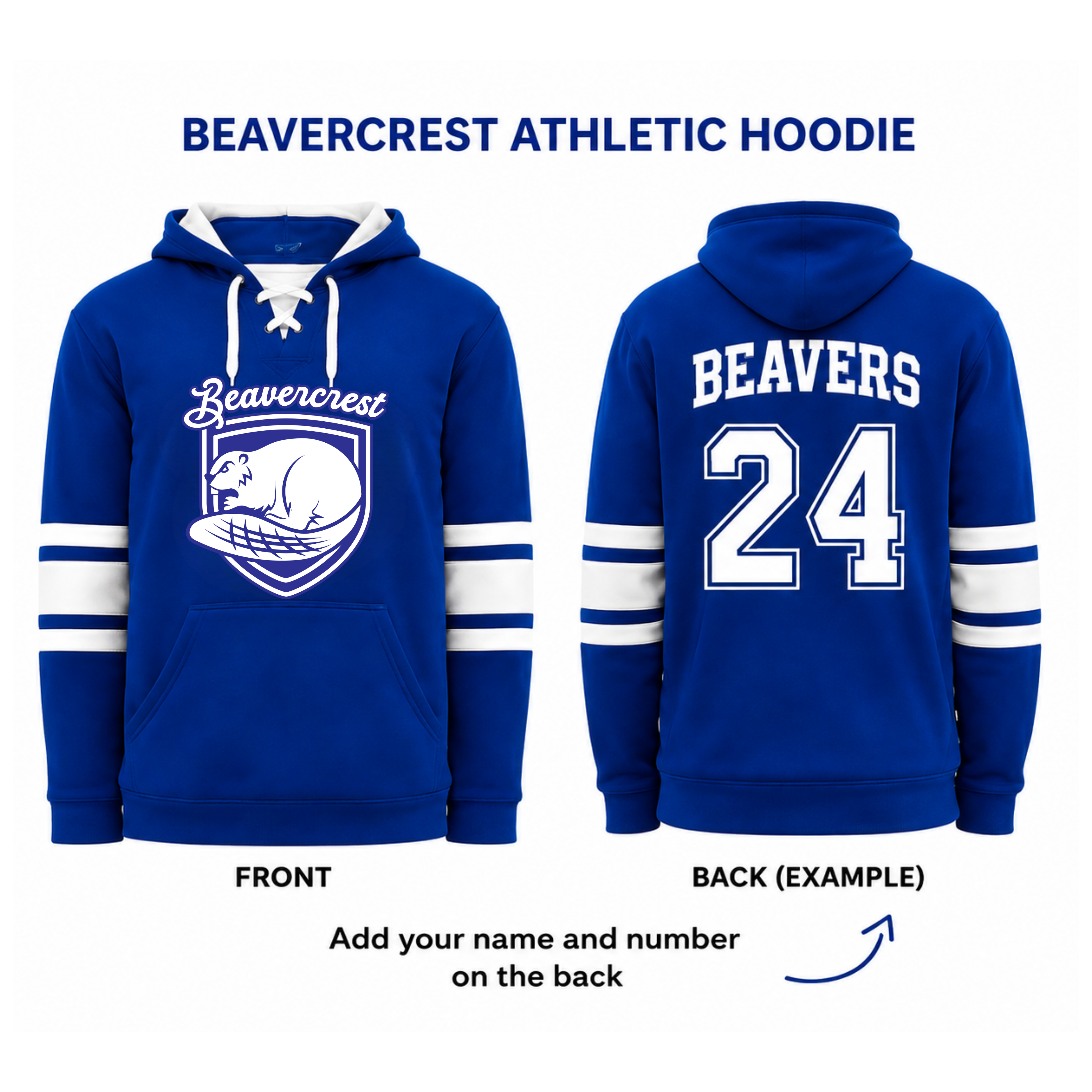 Beavercrest Athletic Adult Hoodie