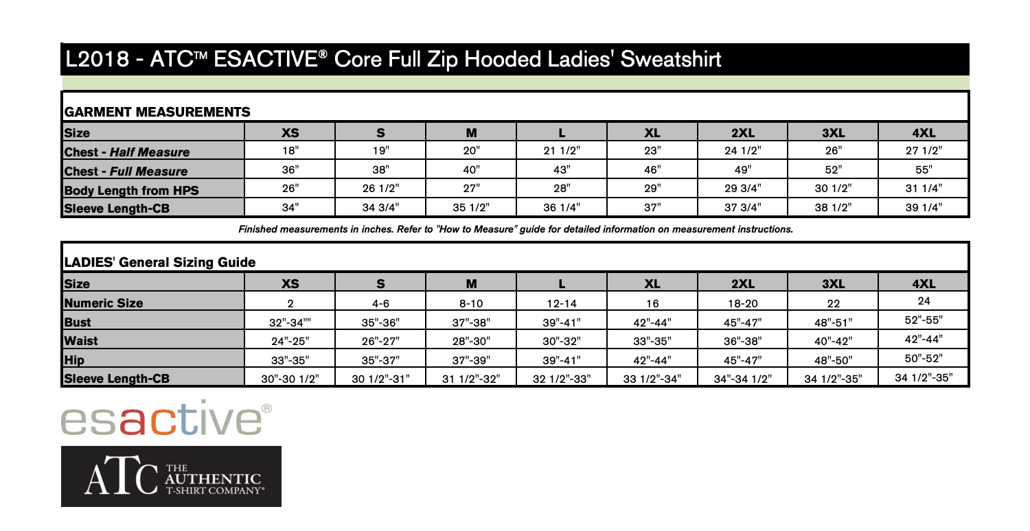 Chapman’s Full Zip Ladies’ Hoodie