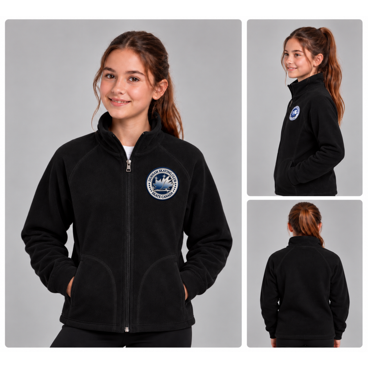 Durham Skating Club – Youth Microfleece Jacket