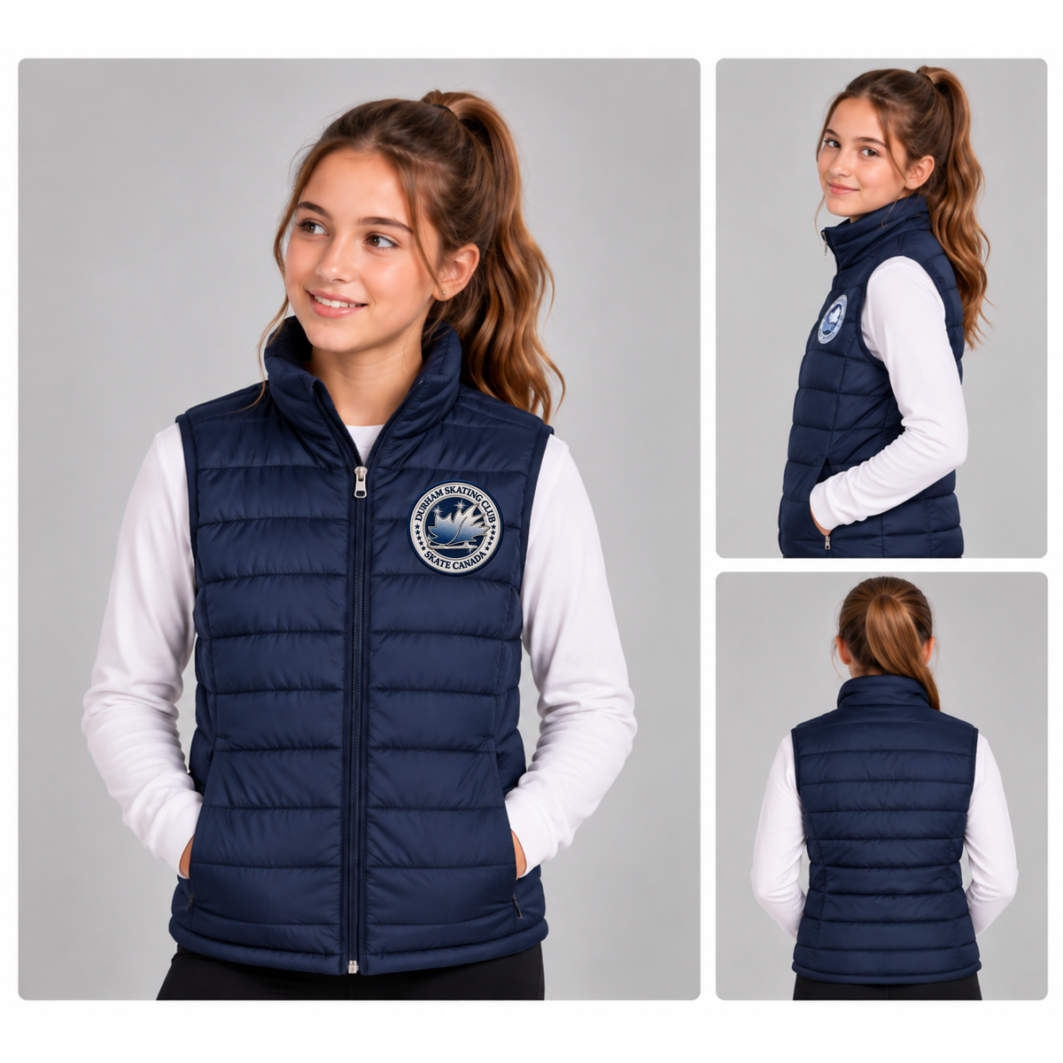 Durham Skating Club – Youth Puffer Vest