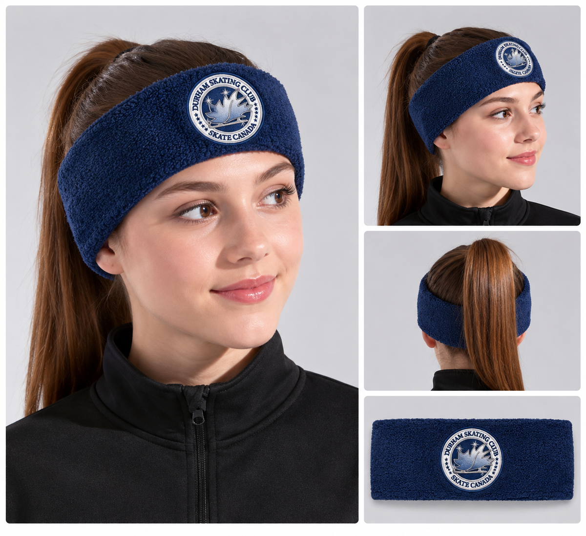 Durham Skating Club – Embroidered Terry Headband