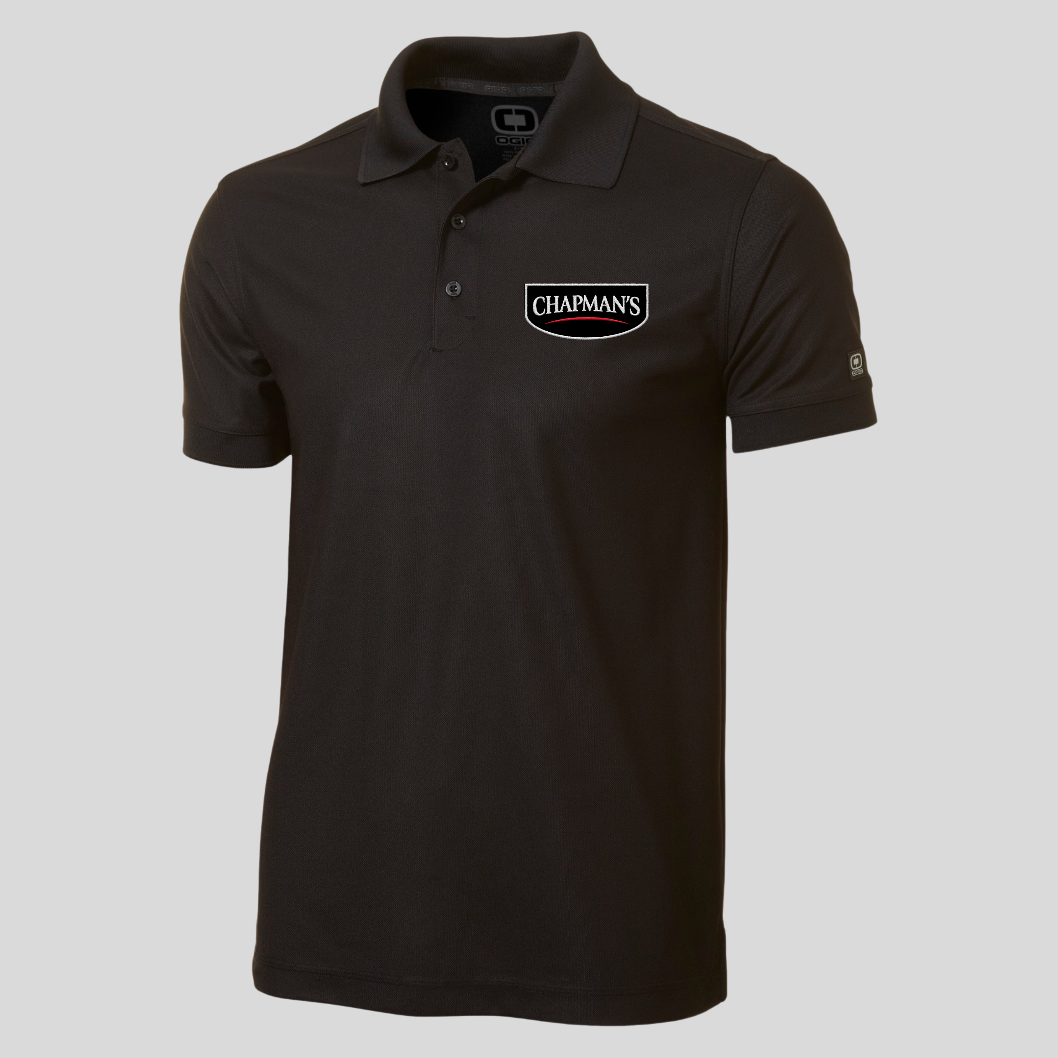 Chapman’s Men’s Polo T-Shirt — Black