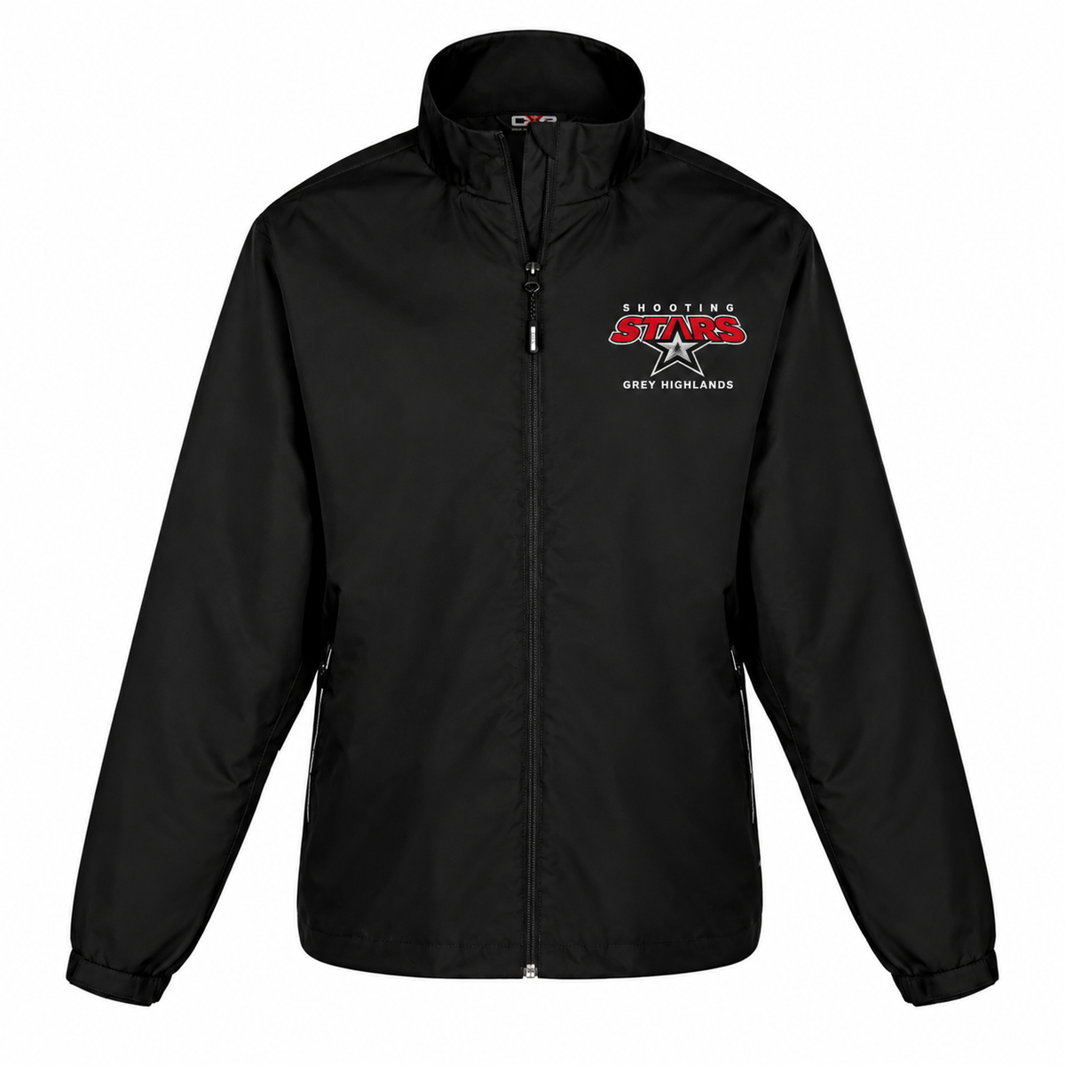 Shooting Stars Grey Highlands Men’s Team Jacket – Black