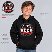 HCCS Hawks Printed Youth Pullover Hoodie