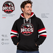 HCCS Hawks Adult Lace-Up Hoodie