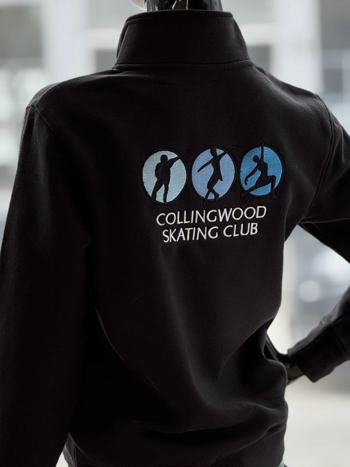 Collingwood Skating Club – Adult Quarter-Zip Sweatshirt