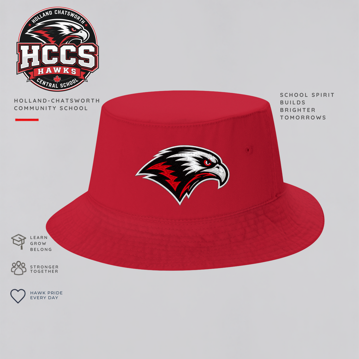 HCCS Hawks Bucket Hat