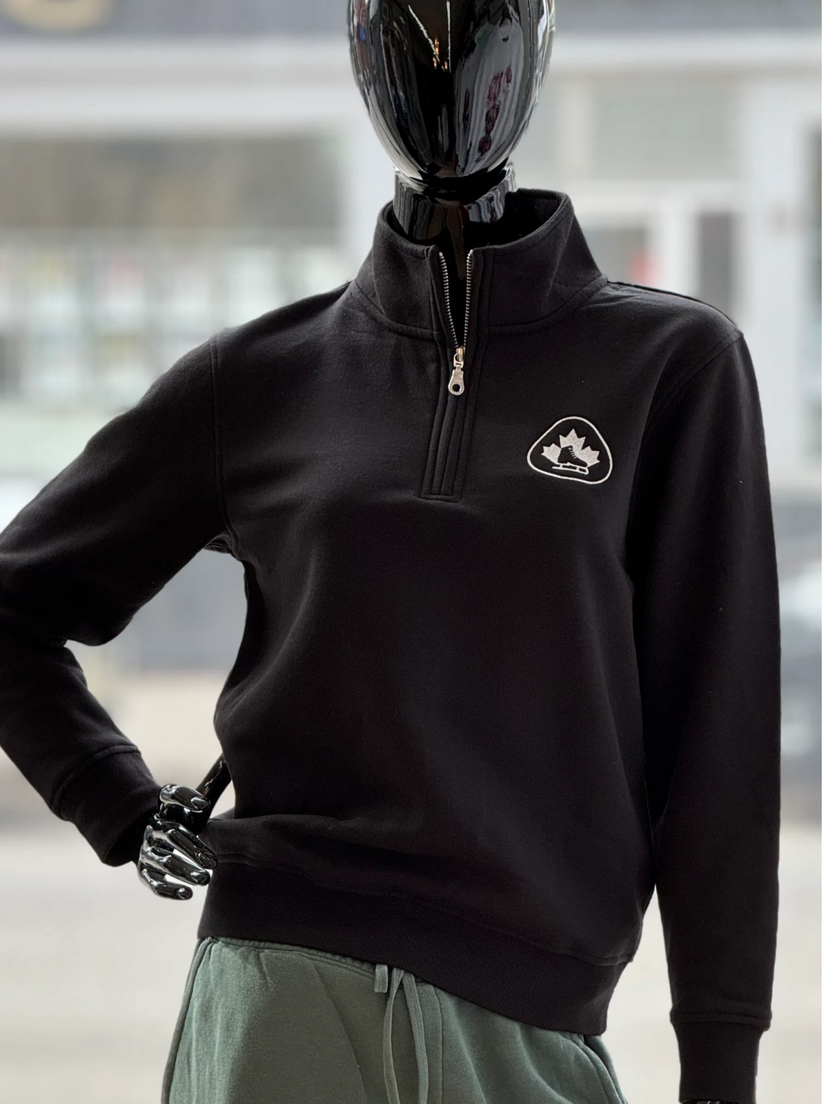 Collingwood Skating Club – Adult Quarter-Zip Sweatshirt