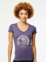 Chapman’s Ice Cream Legends – Women’s V-Neck T-Shirt