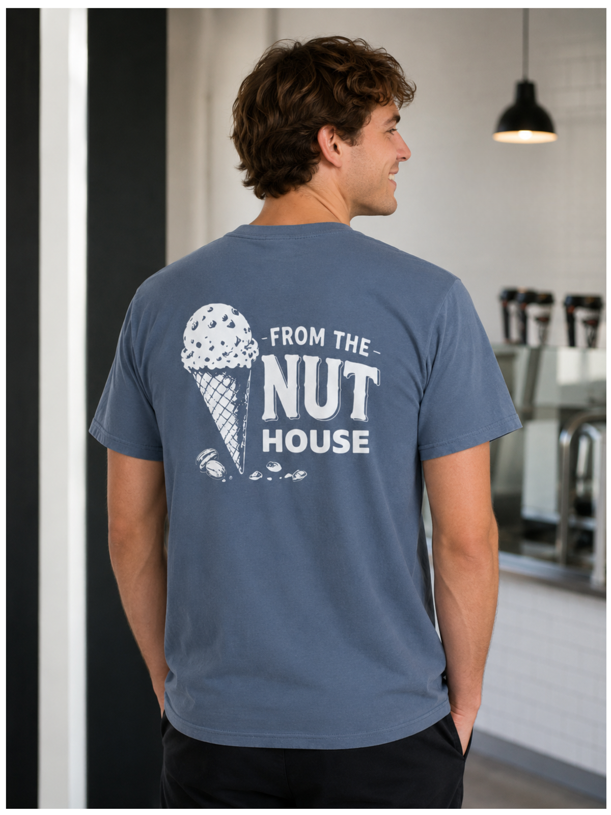 Chapman’s “From the Nut House” Comfort Colors® T-Shirt - Blue Jean