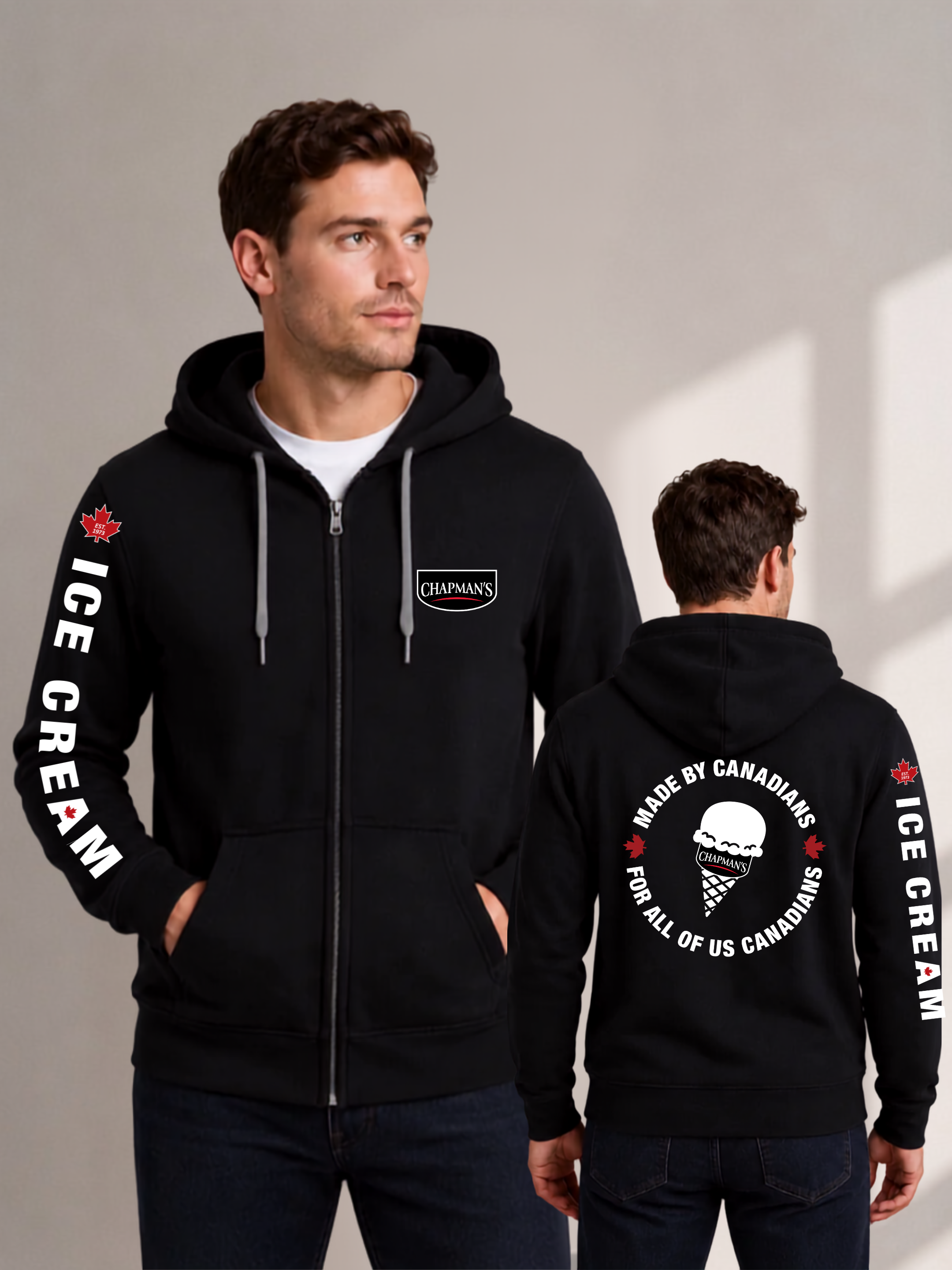 Chapman’s Full Zip Men's Hoodie